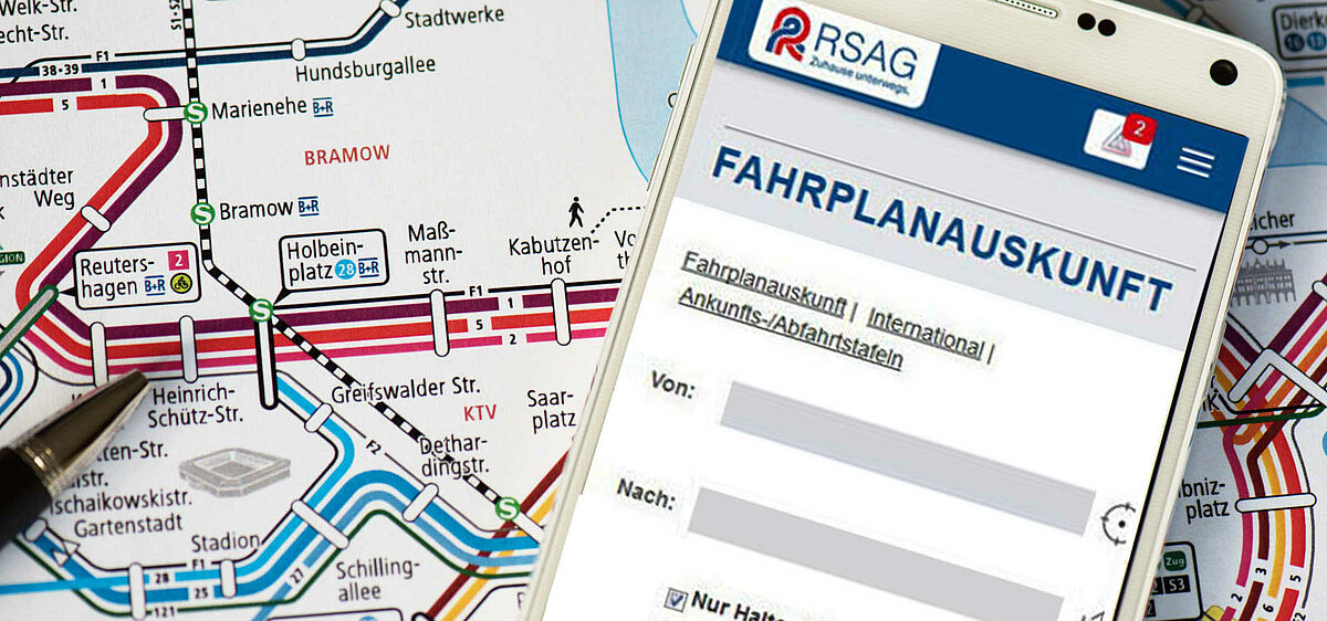 Timetable of the RSAG (local public transport)